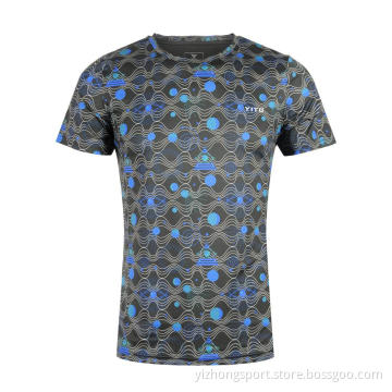 Moisture Wicking Dry Fit T Shirt Star Blue